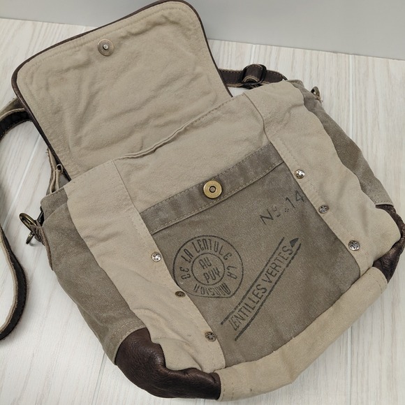 Myra Bag Star Crossbody Canvas Purse for Women Vintage Fashion Medium Handbag - Picture 5 of 16